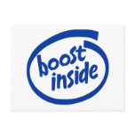 Boost Inside Postcard