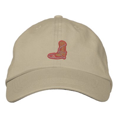 Boot and Rope Embroidered Baseball Cap by ZazzleEmbroidery