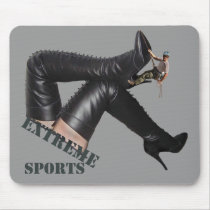 Boot Climbing - Mouse Pads mousepads by uniqueandkinky Boot Climbing - Mouse Pads mousepads