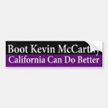 Boot Kevin McCarthy Congress Bumper Sticker