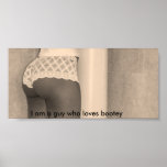 BOOTEY HONEY LUSHA, I am a guy who loves bootey posters