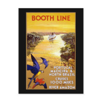 Booth Line to Portugal Madeira Post Cards
