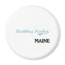 Boothbay Harbor Maine City Classic Fridge Magnets
