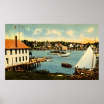 Boothbay Maine Print