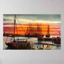 Boothbay Maine Poster
