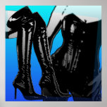 Boots and Corset Fetish Art Poster