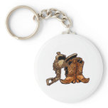 Boots and Saddle Key Chains