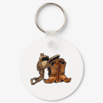 Boots and Saddle keychains