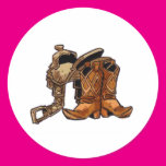 Boots and Saddle Stickers