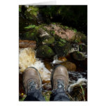 "Boots at Linhope Spout, Ingram Valley" Greeting Card