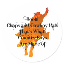 Boots, Chaps, and Cowboy Hats Stickers by countrycrossroads Boots, Chaps, and Cowboy Hats Stickers
