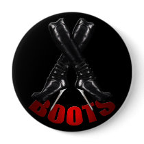 Boots - Metal Heels Pinback Buttons
