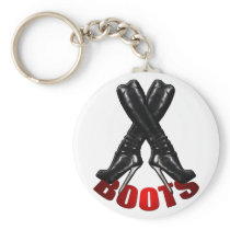 Boots - Metal Heels Key Chain