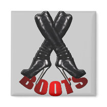 Boots - Metal Heels Magnet
