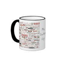 Boots Saddle Horse Rodeo Cowboy Cup  Mug