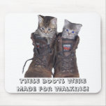 boots, These boots were made for walking! mousepads