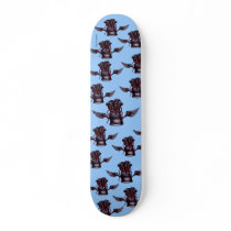 Boots with wings graphic art skateboard design