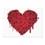 bootstomp heart canvas print