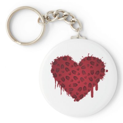 bootstomp heart key chains by asyrum