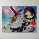 Bootstrap Betsy ART PRINT Pirate Tattoo Girl posters