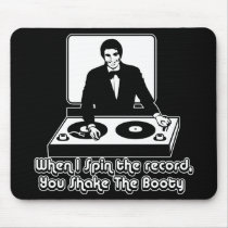 Booty Black Mouse Pads