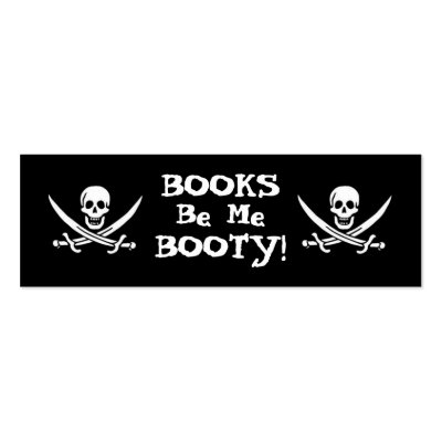 Booty Bookmark Business Cards by Renn_Fare