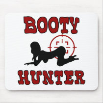 Booty Hunter - Mouse Pad mousepads by thesquidshop Booty Hunter - Mouse Pad mousepads