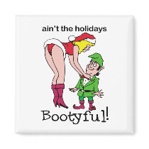 Bootyful Holidays magnets