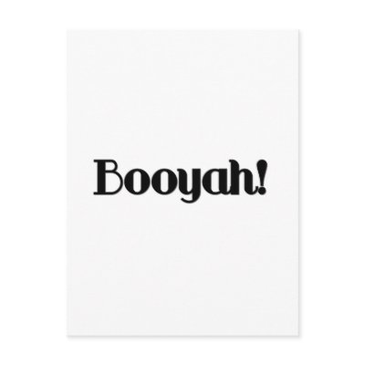 Booyah Postcard by americanangst