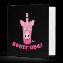 BOOZE HOG AVERY COCKTAIL RECIPE BINDER binders