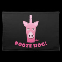 BOOZE HOG CLOTH PLACEMAT placemats