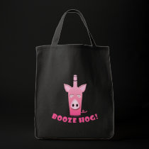 BOOZE HOG GROCERY TOTE bags
