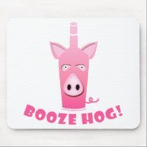 Booze Hog Mousepad mousepads
