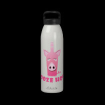 BOOZE HOG! Pink Pig Water Bottle water bottles