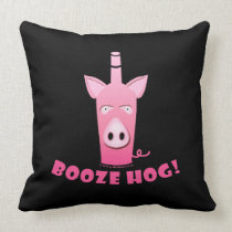 BOOZE HOG REVERSIBLE PILLOW pillows