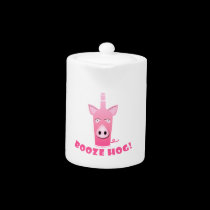 BOOZE HOG TEAPOT or CREAMER teapots