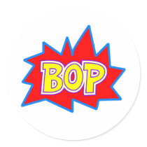 Bop Round Sticker