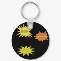 BOP ZAP ZOWIE  RETRO keychains