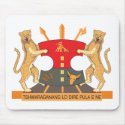 Bophuthatswana Coat of Arms mousepads by FlagTshirts Bophuthatswana Coat of Arms mousepads
