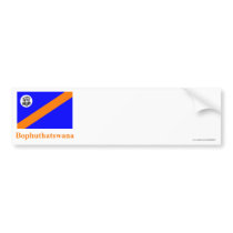 Bophuthatswana Flag with Name bumper stickers