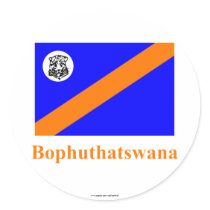 Bophuthatswana Flag with Name stickers