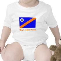 Bophuthatswana Flag with Name t-shirts