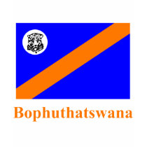 Bophuthatswana Flag with Name t-shirts