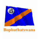 Bophuthatswana Waving Flag with Name t-shirts