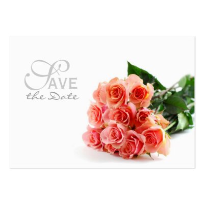 Boquet Save the Date Business card by KrispysKingdom