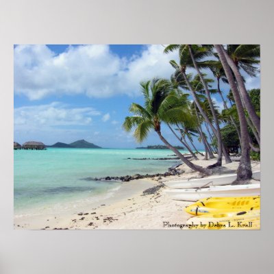 Bora Bora Beach Poster
