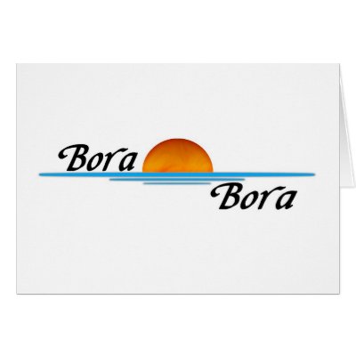 Bora Bora Card by thehatch