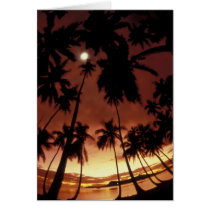 Bora Bora, French Polynesia Sunset shot through