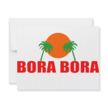 Bora Bora invitations by bartstshirts Bora Bora invitations