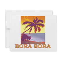 Bora Bora invitations by bartstshirts Bora Bora invitations